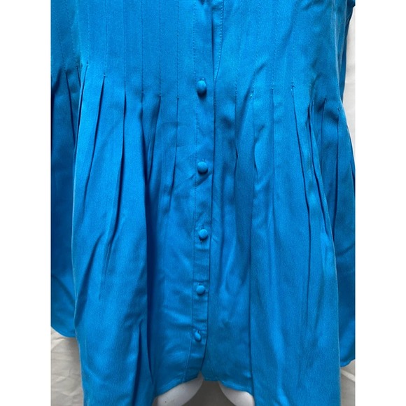 Joie blue silk top S - Picture 2 of 4
